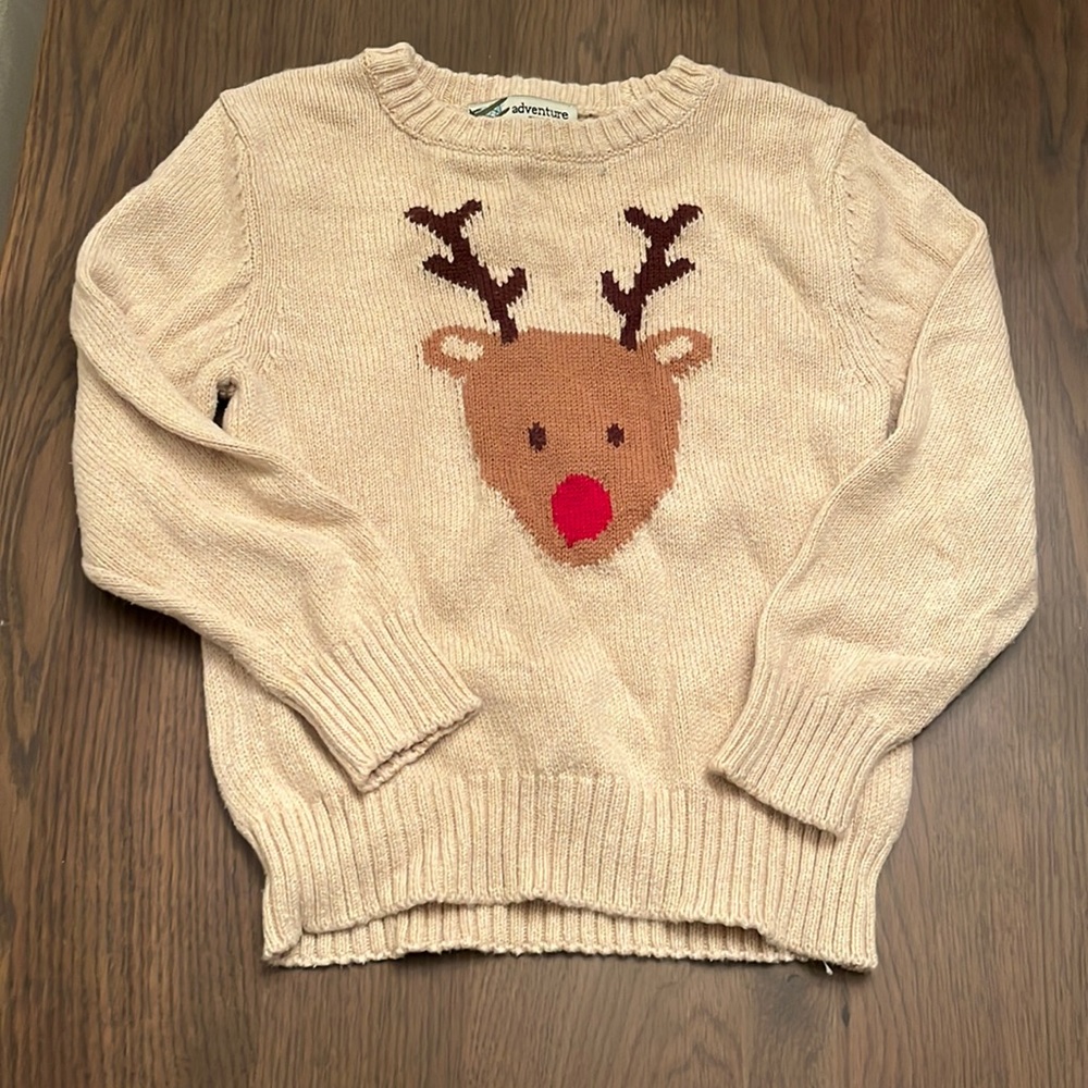 Toddler boy Christmas sweater, size 4t